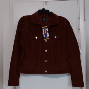 GAP Women's Rich Brown Jean Jacket